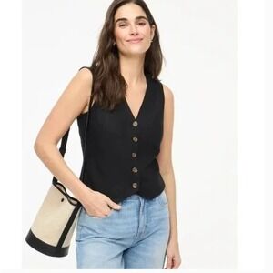 J. Crew Factory Black Tank Top